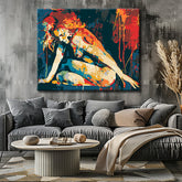 Painting by Numbers Abstract Isolated Embers II